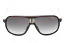 Carrera 1007/S Men's Black Aviator Sunglasses 807/9O - WatchStatus Ltd