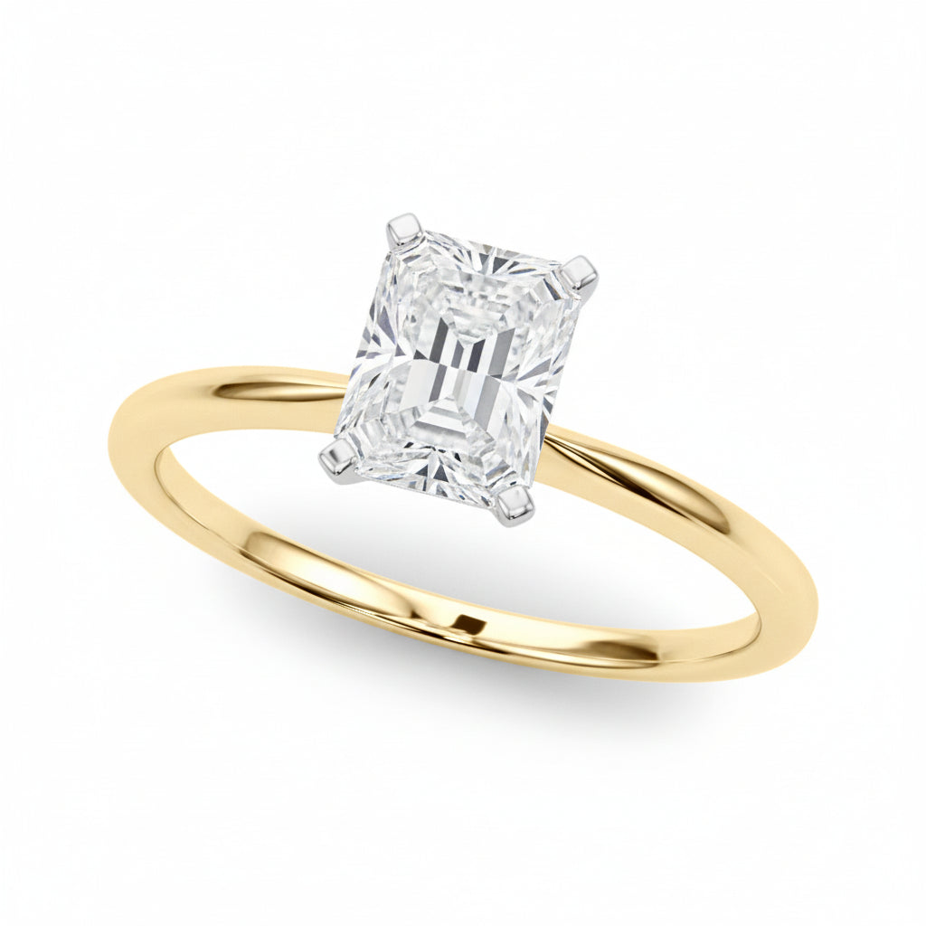 Radiant Solitaire Engagement Ring