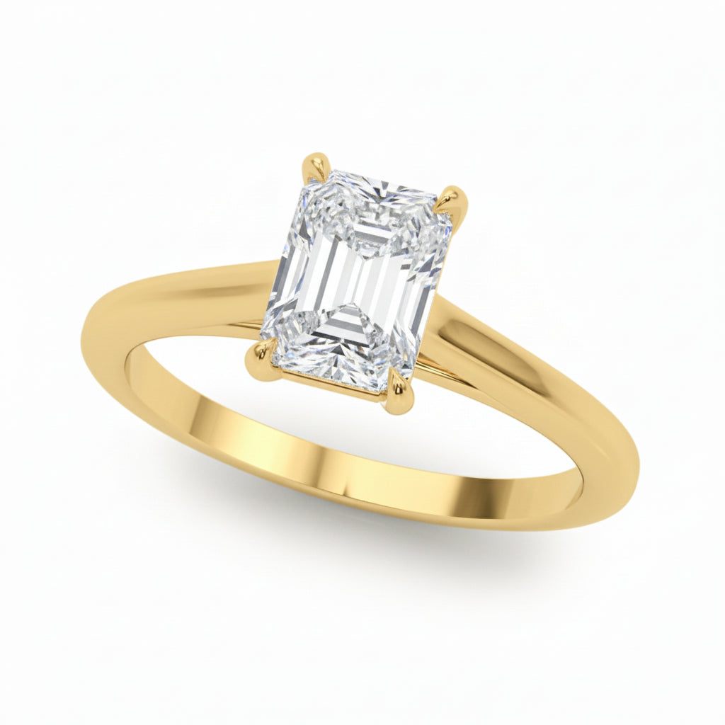 Radiant Solitaire Engagement Ring