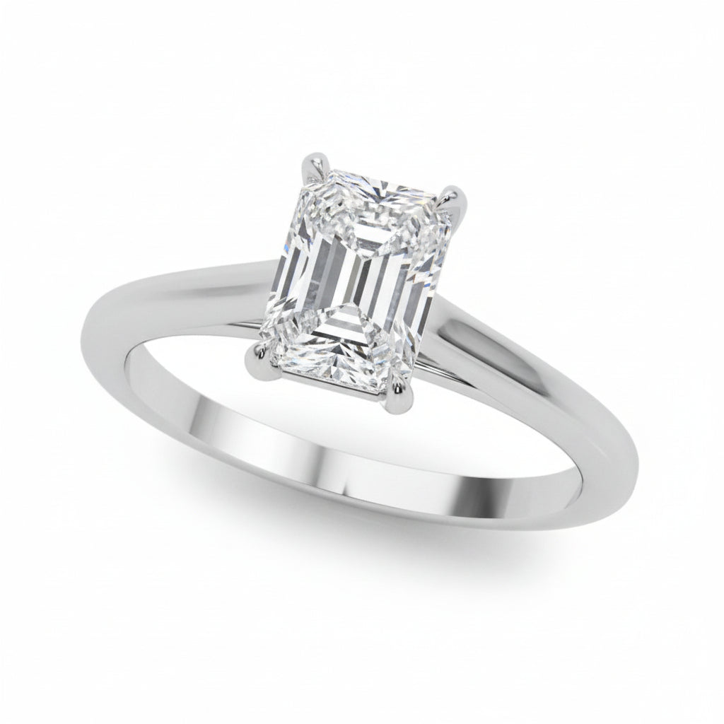 Radiant Solitaire Engagement Ring