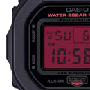Men's Black Resin Red Digital Watch DW-5600BBR-1ER G-Shock