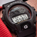 Men's Black Resin Digital Watch DW-6900RL-1ER