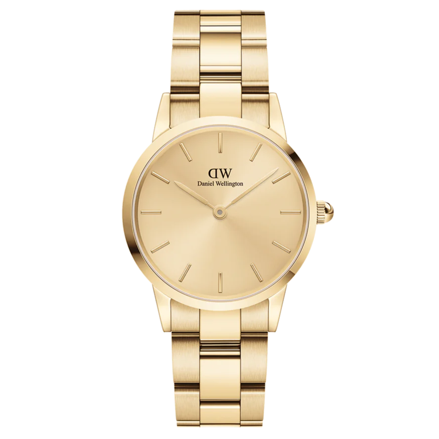 Daniel Wellington Iconic Link Ladies Watch Gold Dial DW00100403