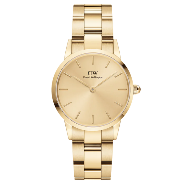 Daniel Wellington Iconic Link Ladies Watch Gold Dial DW00100403