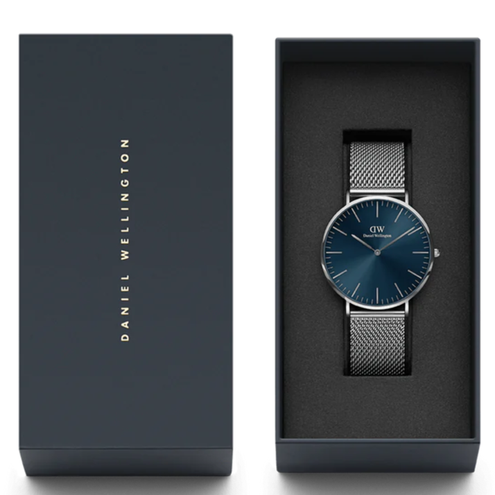 Daniel Wellington Classic Mesh Men's Watch Blue Dial DW00100628