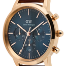 Daniel Wellington Iconic Chronograph Men's Watch Rose Gold Blue Dial DW00100639 Daniel Wellington