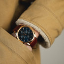 Daniel Wellington Iconic Chronograph Men's Watch Rose Gold Blue Dial DW00100639 Daniel Wellington