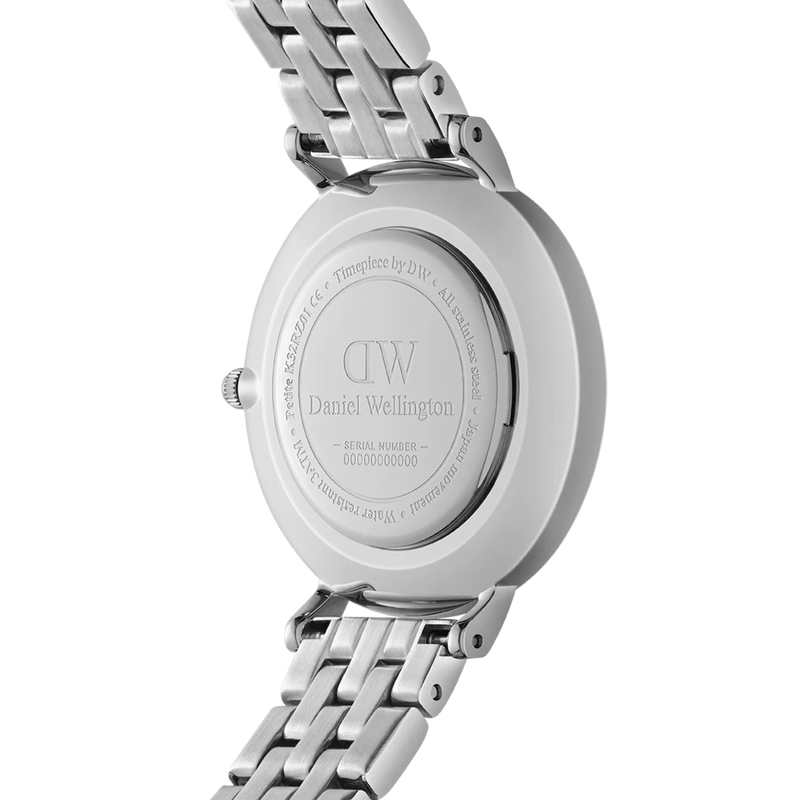 Daniel Wellington Petite Lumine Ladies Watch Silver Blue Dial DW00100664
