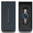 Daniel Wellington Petite Lumine Ladies Watch Silver Blue Dial DW00100664