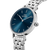 Daniel Wellington Petite Lumine Ladies Watch Silver Blue Dial DW00100664