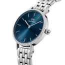 Daniel Wellington Petite Lumine Ladies Watch Silver Blue Dial DW00100664