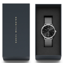 Daniel Wellington Classic Ashfield Men's Watch Silver Black Dial DW00100711 Daniel Wellington