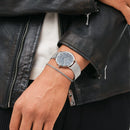 Daniel Wellington Classic Ashfield Men's Watch Silver Black Dial DW00100711 Daniel Wellington