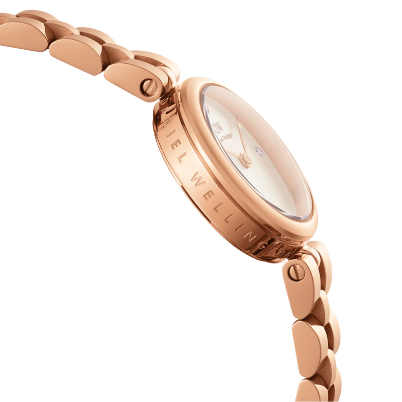 Daniel Wellington Elan Lumine Ladies Watch Rose Gold White Dial DW00100717