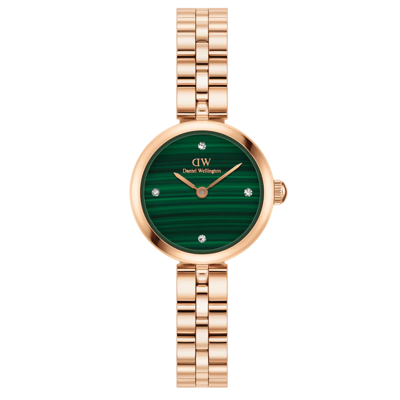 Daniel Wellington Elan Lumine Ladies Watch Rose Gold Malachite Dial DW00100721