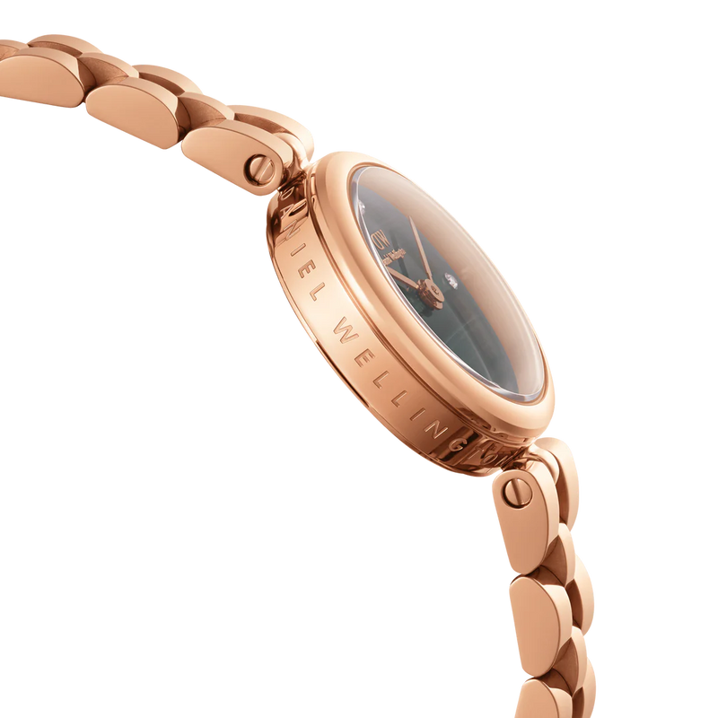 Daniel Wellington Elan Lumine Ladies Watch Rose Gold Malachite Dial DW00100721