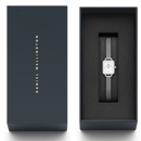 Daniel Wellington Quadro Mini Lumine Ladies Watch Silver White Dial DW00100732