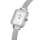 Daniel Wellington Quadro Mini Lumine Ladies Watch Silver White Dial DW00100732