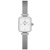 Daniel Wellington Quadro Mini Lumine Ladies Watch Silver White Dial DW00100732