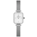 Daniel Wellington Quadro Mini Lumine Ladies Watch Silver White Dial DW00100732