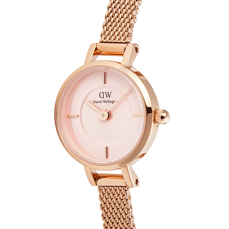 Daniel Wellington Petite Mini Ladies Watch Rose Gold Pink Dial DW00100743