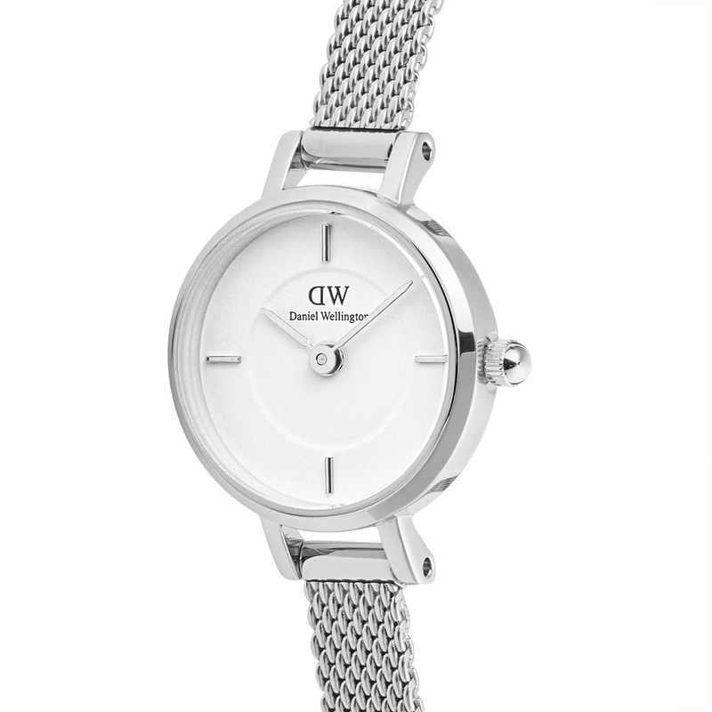 Daniel Wellington Petite Mini Ladies Watch Silver White Dial DW00100746