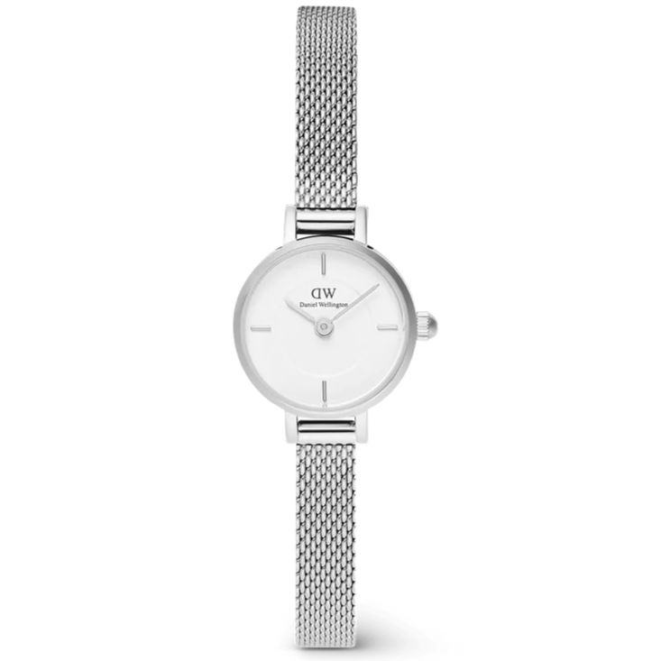 Daniel Wellington Petite Mini Ladies Watch Silver White Dial DW00100746