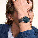 Daniel Wellington Classic Piano Link Men's Watch Blue Dial DW00100776