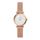 Fossil Carlie Ladies Watch Rose Gold ES4433 Fossil