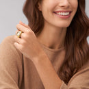 Fossil Watch Ring Ladies Gold ES5319 Fossil
