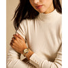 Carlie Ladies Watch Gold Curb Bracelet Set ES5387SET Fossil