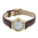 Citizen Ladies Gold Date Strap Eco-Drive Watch EW1272-01A Citizen