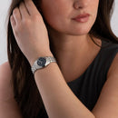 Citizen Corso Ladies Silver Blue Eco-Drive Watch EW2290-54L Citizen