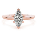 Marquise Solitaire Engagement Ring