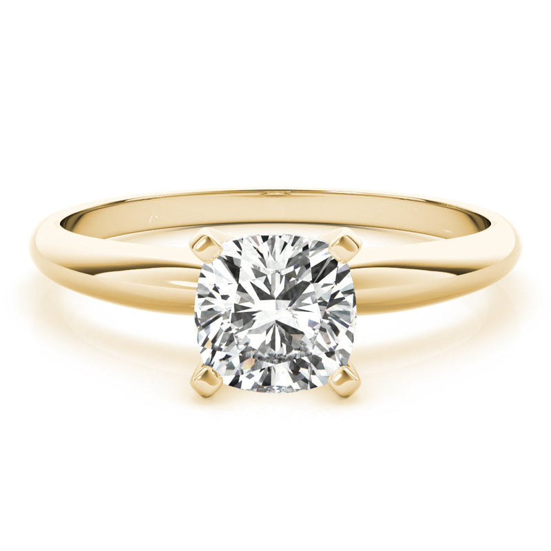 Cushion Solitaire Engagement Ring