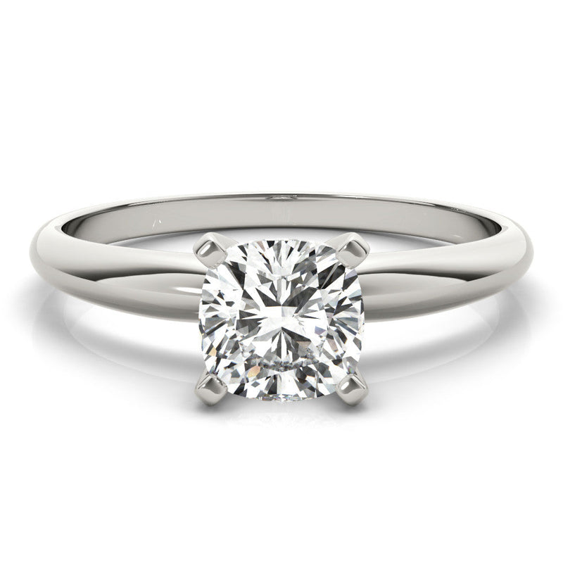 Cushion Solitaire Engagement Ring