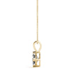 Princess Diamond Solitaire Pendant Necklace DiamondStatus