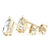 Pear Stud Diamond Earrings