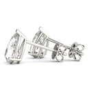 Pear Stud Diamond Earrings