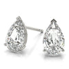 Pear Stud Diamond Earrings DiamondStatus