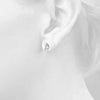 Pear Stud Diamond Earrings DiamondStatus