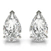 Pear Stud Diamond Earrings DiamondStatus