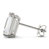 Emerald Stud Diamond Earrings DiamondStatus