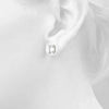 Emerald Stud Diamond Earrings DiamondStatus