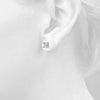 Princess Stud Diamond Earrings DiamondStatus
