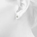 Princess Stud Diamond Earrings