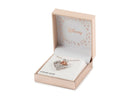 Disney Beauty & The Beast Rose Heart Pendent Necklace Two Tone