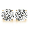 Round Stud Diamond Earrings DiamondStatus