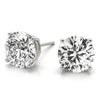 Round Stud Diamond Earrings DiamondStatus