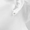 Round Stud Diamond Earrings DiamondStatus